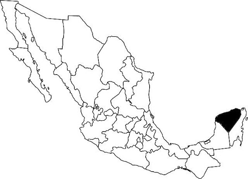 mapa de mexico donde se produce xtabentun